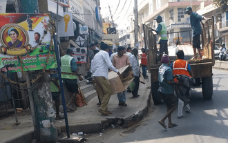 Begur Road footpath encroachments removed 21