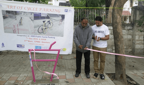 'HSR is the only layout in India to have comprehensive cycle parking' 3