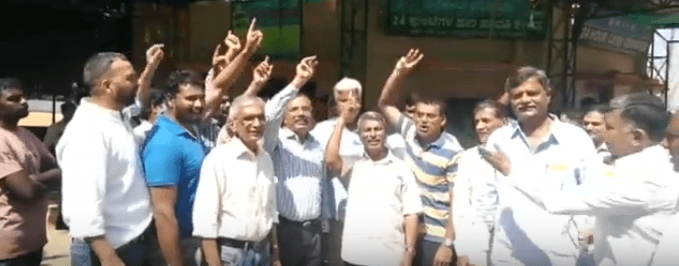 Resident protest in HSR Layout