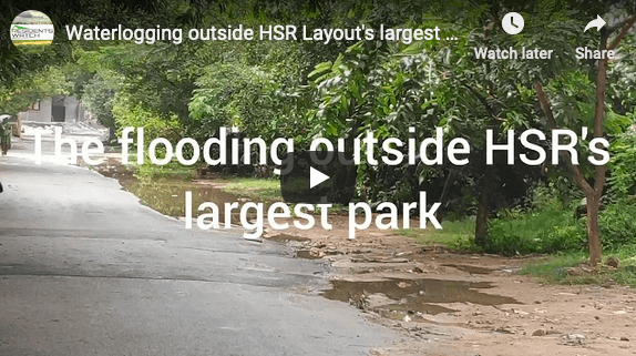 swabhimaana park waterlogging